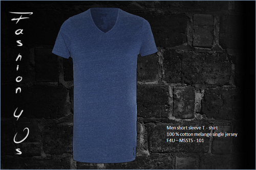 MEN SHORT SLEEVE MELANGE T SHIRT