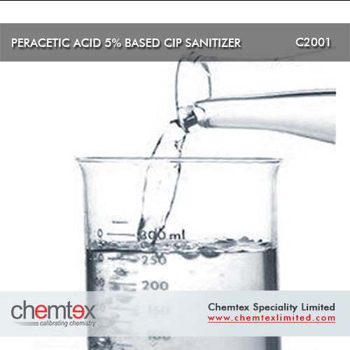 Peracetic Acid 5 based CIP sanitizer