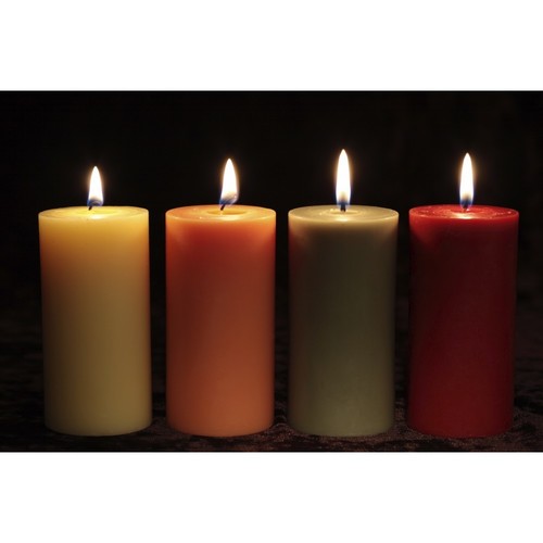 Christmas Pillar Candles