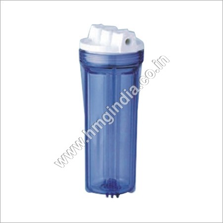 Virgin Plastic Clear Filter Housing