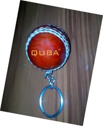 Cricket Ball Keyring