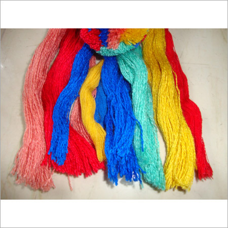 Dyed Silk Wool Blended Yarn