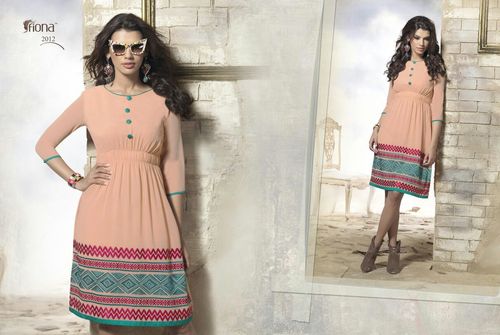 Georgette Embroidery Kurti