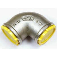 Silver Elbow Fitting
