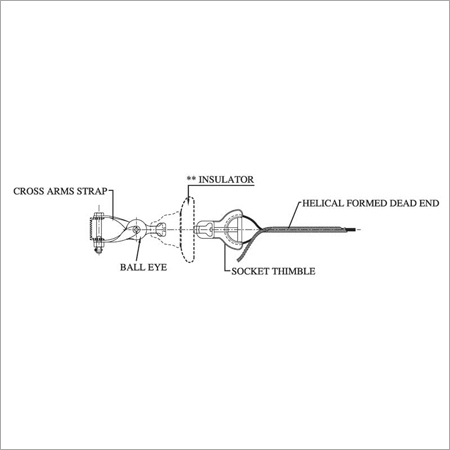 11KV Disc Insulator Strain Hardware Fittings