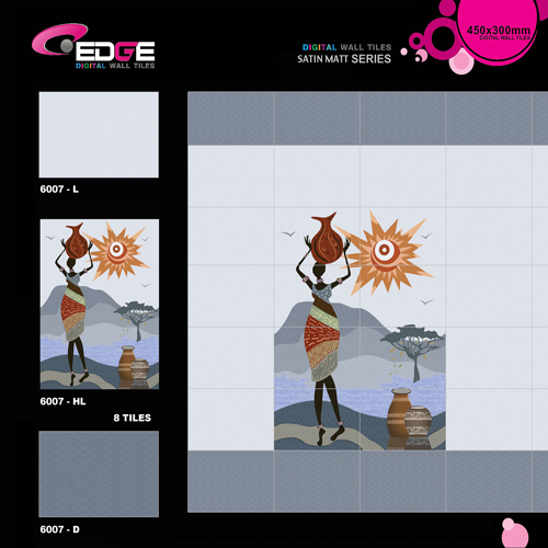 Digitally Printed Matte Tiles