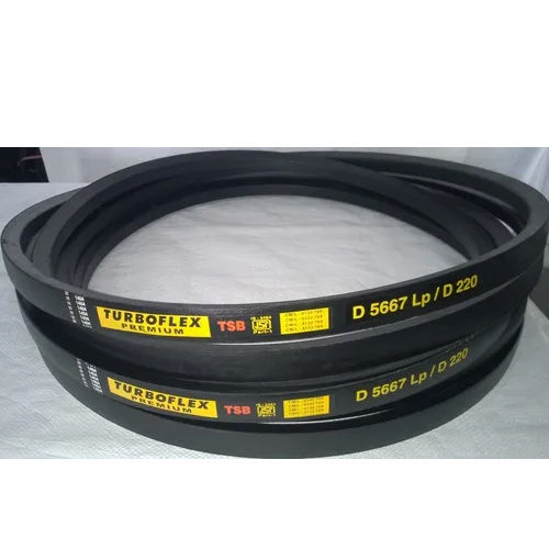 Black Industrial Classical V Belt