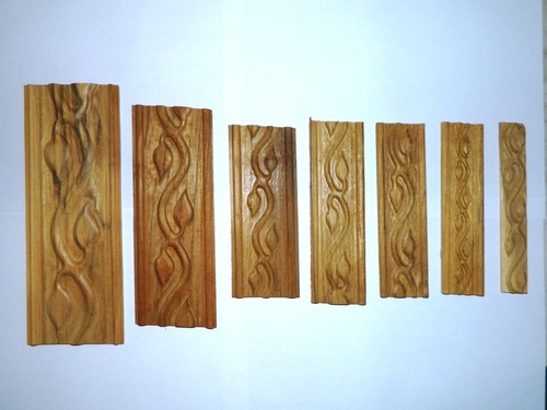 Solid Wood Boards Pentograph Moulding - Leaf Design