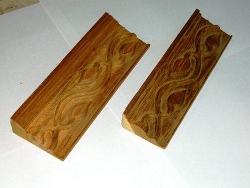 Solid Wood Boards Pentograph Cornice - Leaf Design