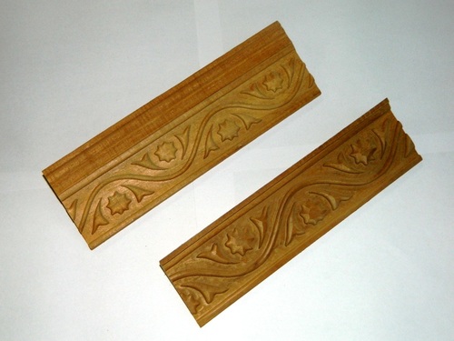 Solid Wood Boards Pentograph Cornice - Star Design