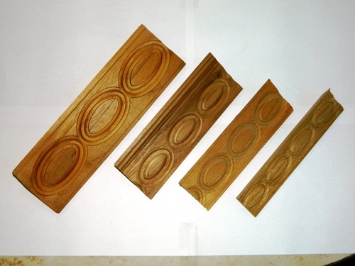 Solid Wood Boards Pentograph Cornice - Oval Regular Design