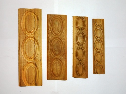 Solid Wood Boards Pentograph Moulding - Oval Regular Design