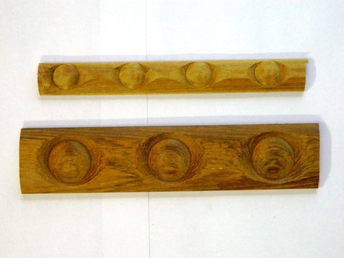 Solid Wood Boards Circled Half Round - Eyes Design
