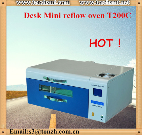 SMT desk mini lead free soldering oven in electric industry T200C