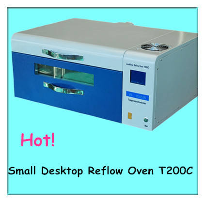 Desk mini lead free reflow oven T200C+ in electronic industry