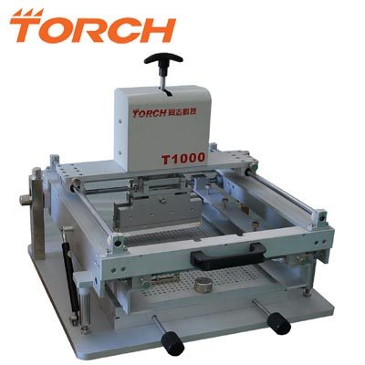 Manual high precision screen printing machine T1000 in electric industry