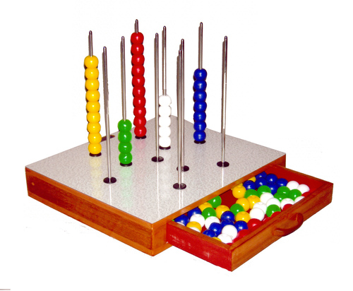 Counting And Colour Sorting Beads Set
