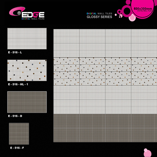 Ceramic Glazed White Bathroom Tiles