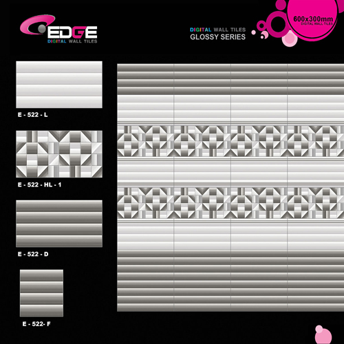 Ceramic Glazed Printed Bathroom Wall Tiles