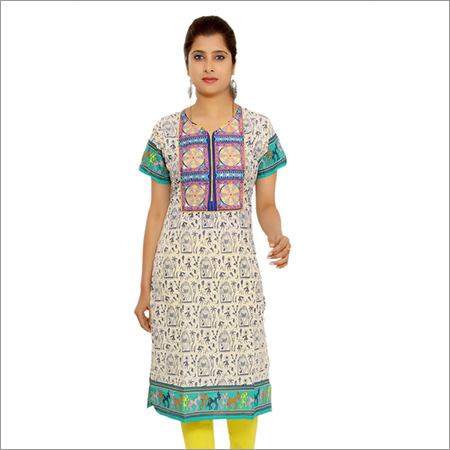 Bagru Varley Printed Kurti
