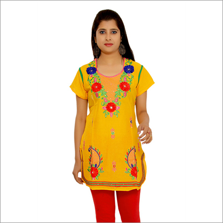 Stone Work Short Kurti
