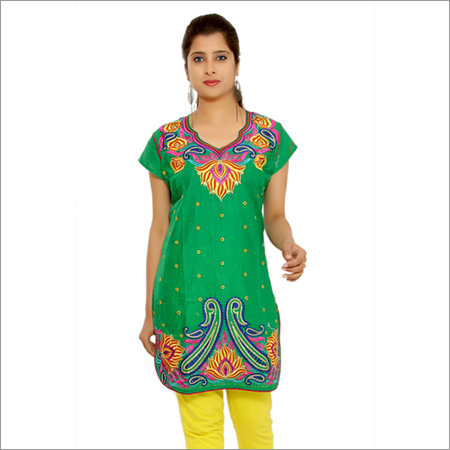Designer Kurtis With Stone Work