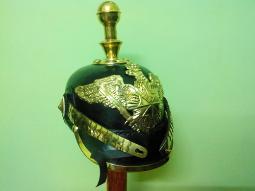 leather pickelhaube Prussian helmet