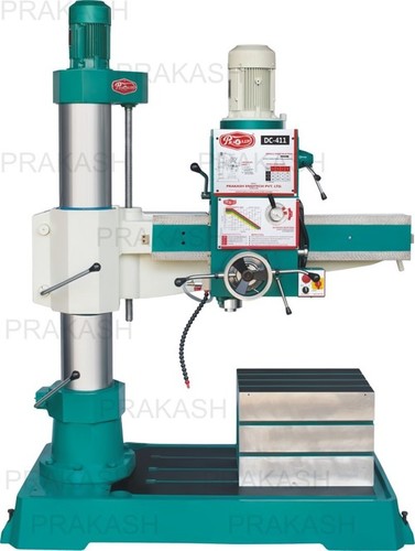 Double Column Radial Drill Machine - 550x450x400mm & 1600x850x2190mm | 2000W Power, 42mm Capacity, 70-1520 RPM Spindle Speed, AC 3-Phase Automatic