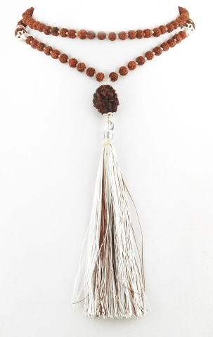 Rare Natural 2 Mukhi Rudraksha Mala