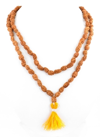 Handmade 2 Mukhi Rudraksha Mala