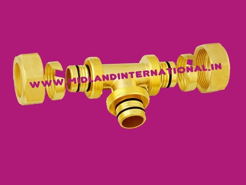 Brass Pex Equal Tee