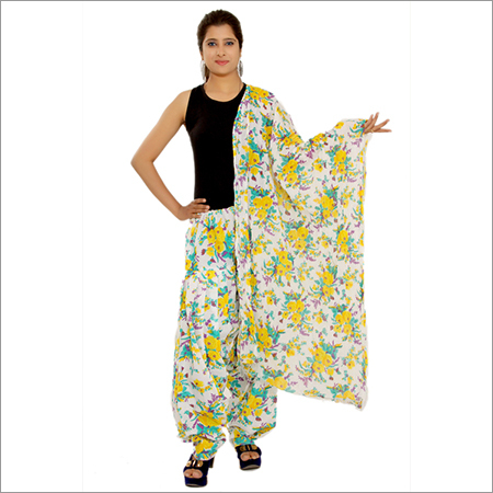 Cotton Flower Print Patiala