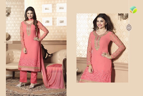 Semi Stitched Salwar Suit