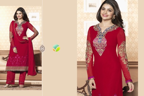 Semi Stitched Salwar Suit