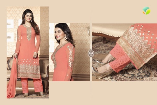 Semi Stitched Salwar Suit