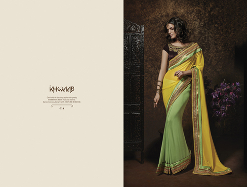 BUY HEAVY WORK DESIGNER  SAREES