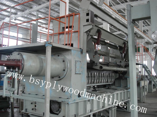 Hydraulic Double Spindle Veneer Peeling Machine