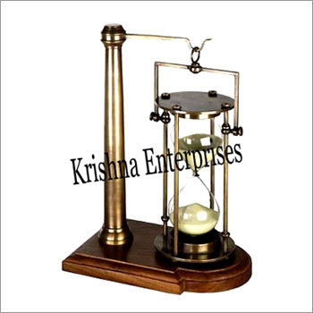 Antique Hanging Brass Sand Timer