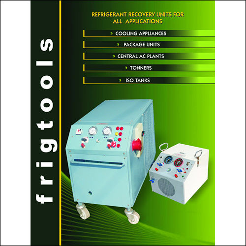 Grey Refrigerant Recovery Units For All Applications