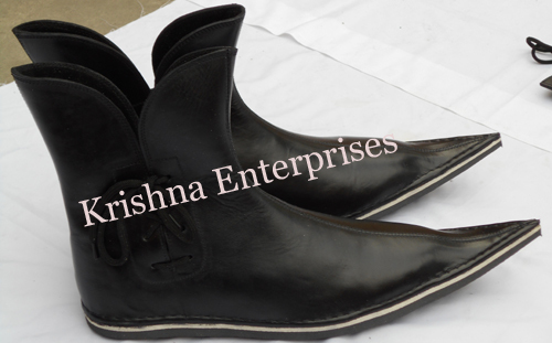 Re-Enactment Armor Leather Shoe
