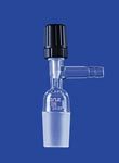 Needle-valve stop- cock for desiccators, side tubulation
