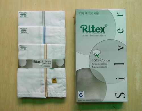 Ritex 100% Cotton Handkerchiefs - 10 Pcs. Box