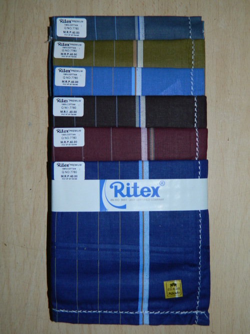 Ritex 100% Cotton Handkerchiefs - 10 Pcs. Box