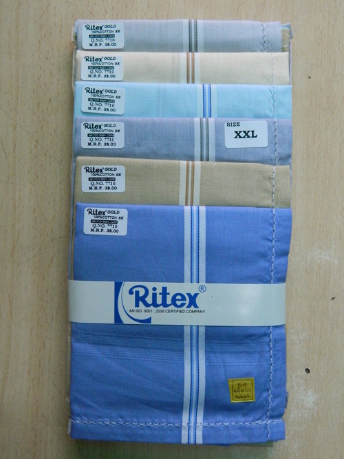 Ritex 100% Cotton Handkerchiefs - 10 Pcs. Box