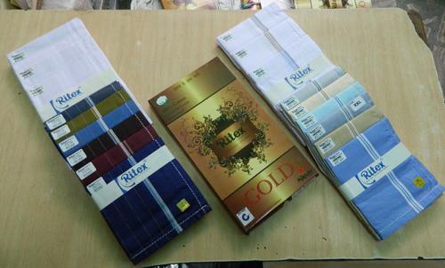 Ritex 100% Cotton Handkerchiefs - 10 Pcs. Box