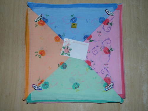 Ladies Cotton Handkerchiefs -12Pcs. Pack