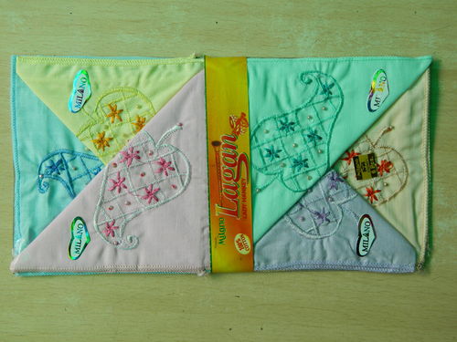Ladies Fancy Handkerchiefs -12Pcs. Box
