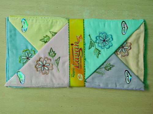 Ladies Fancy Handkerchiefs -12Pcs. Box