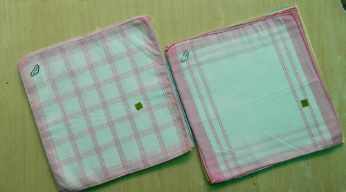 Ladies 100% Cotton Handkerchiefs -12Pcs. Pack