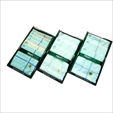 Mikado 100% Cotton Handkerchiefs - 10 Pcs. Box
